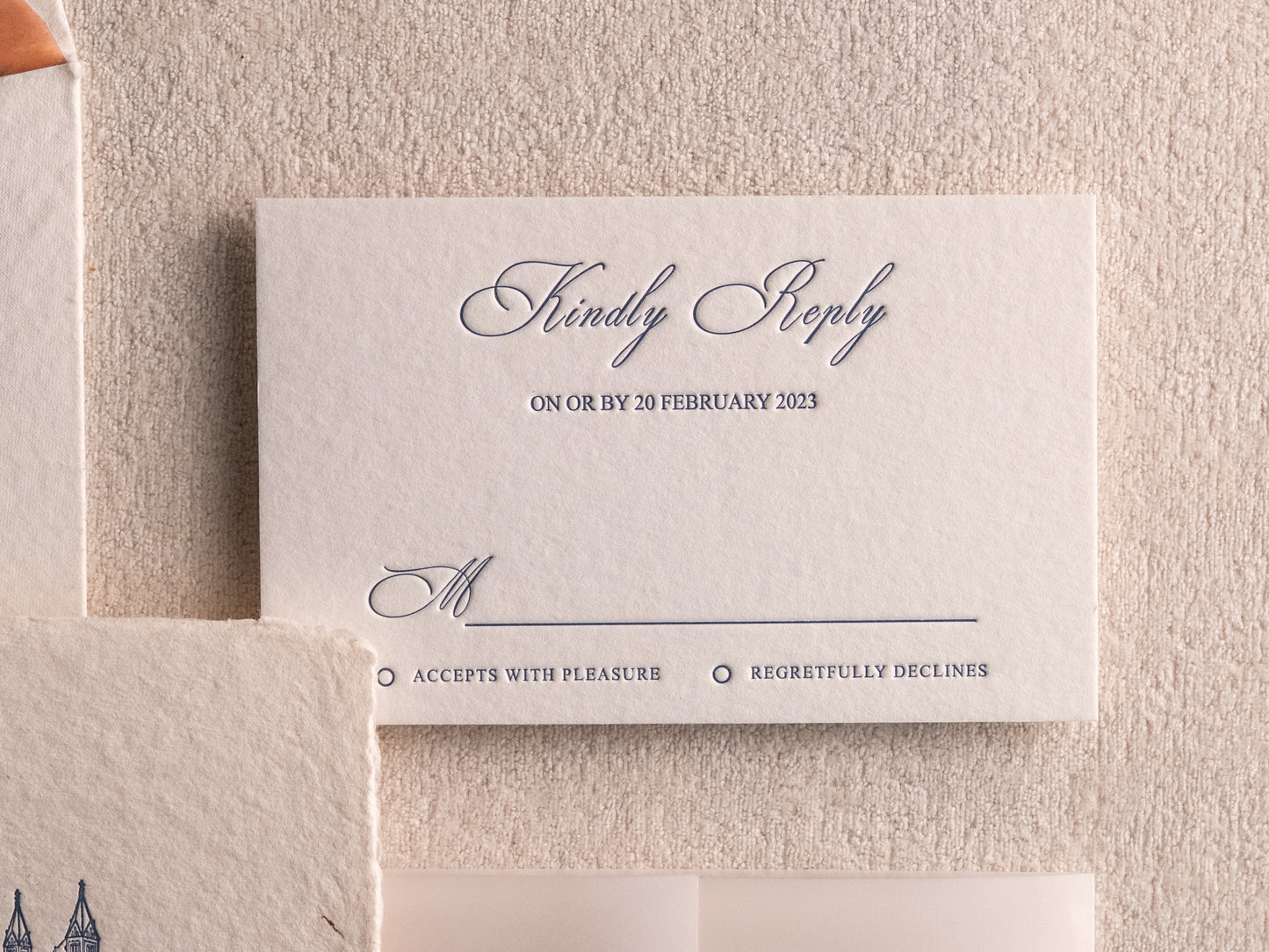 Vesta's Destination Wedding Invitation