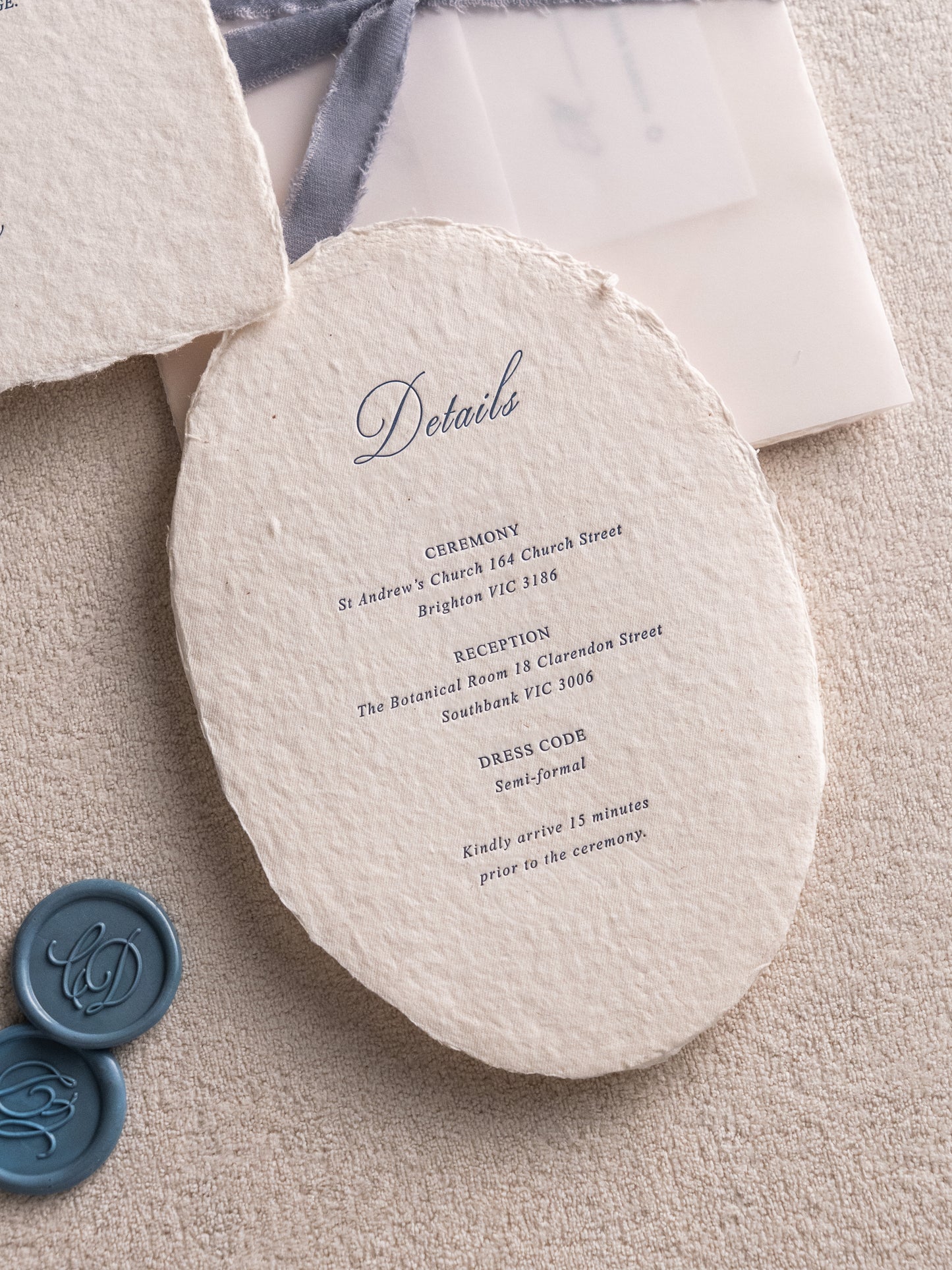 Vesta's Destination Wedding Invitation