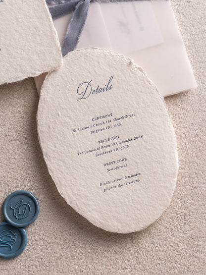 Vesta's Destination Wedding Invitation