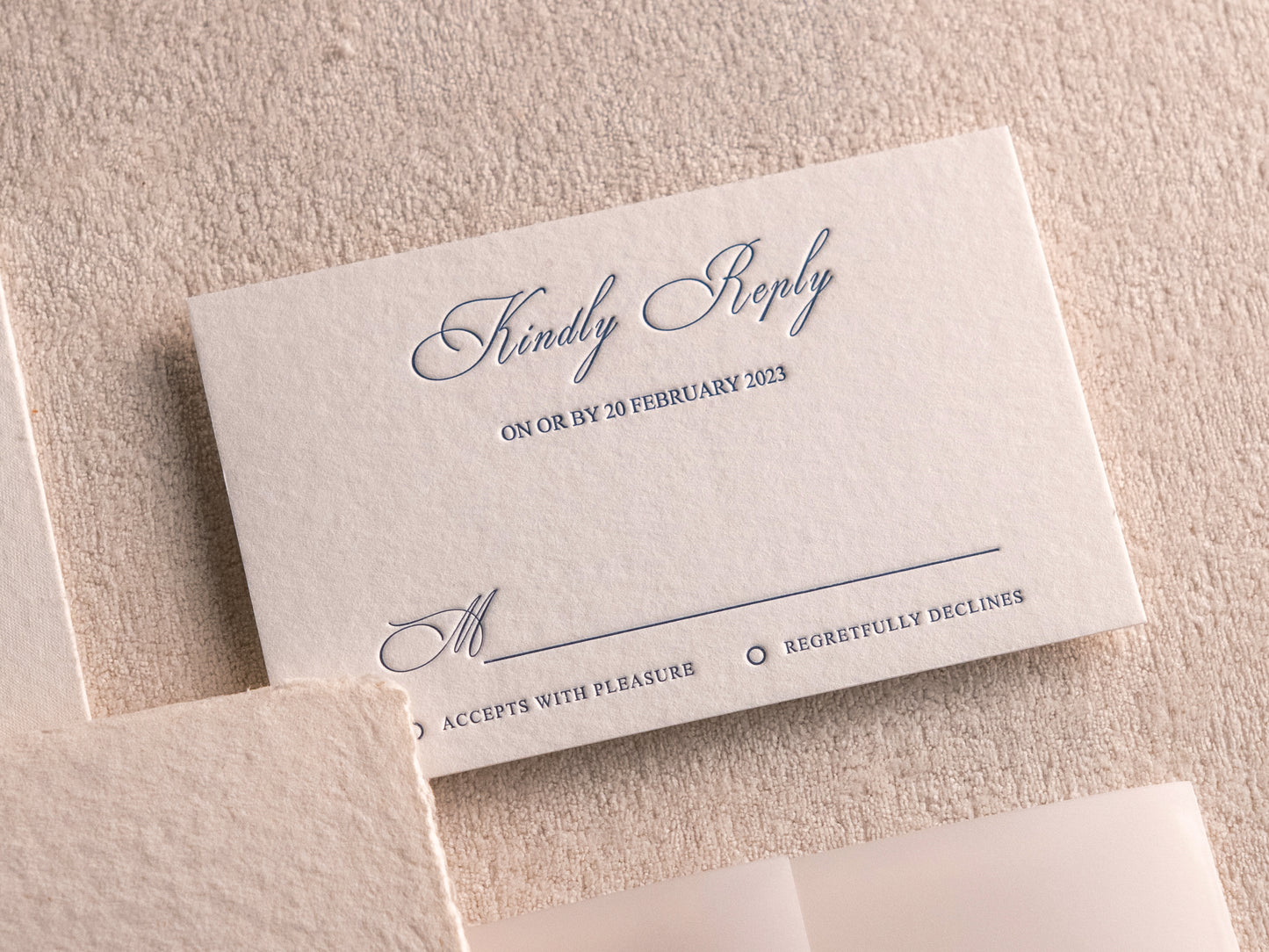 Vesta's Destination Wedding Invitation