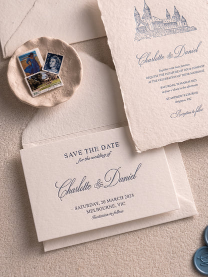 Vesta's Destination Wedding Invitation
