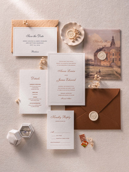 Hera’s Vow Classic Wedding Invitation