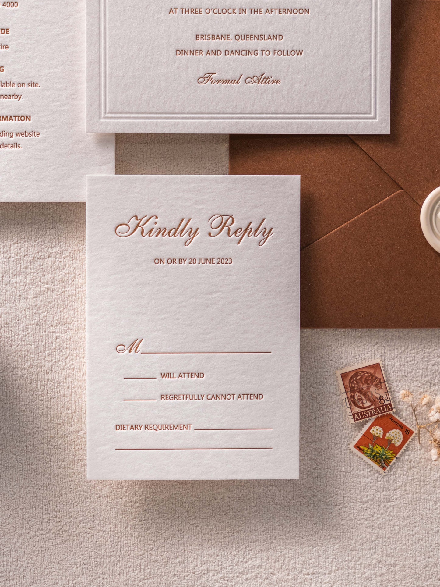 Hera’s Vow Classic Wedding Invitation