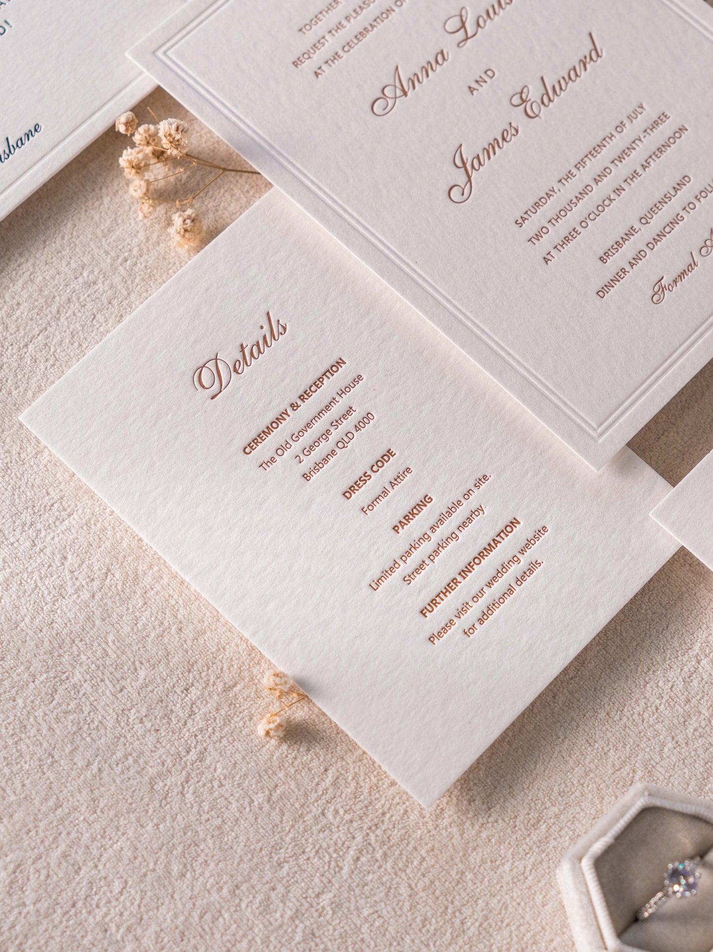 Hera’s Vow Classic Wedding Invitation