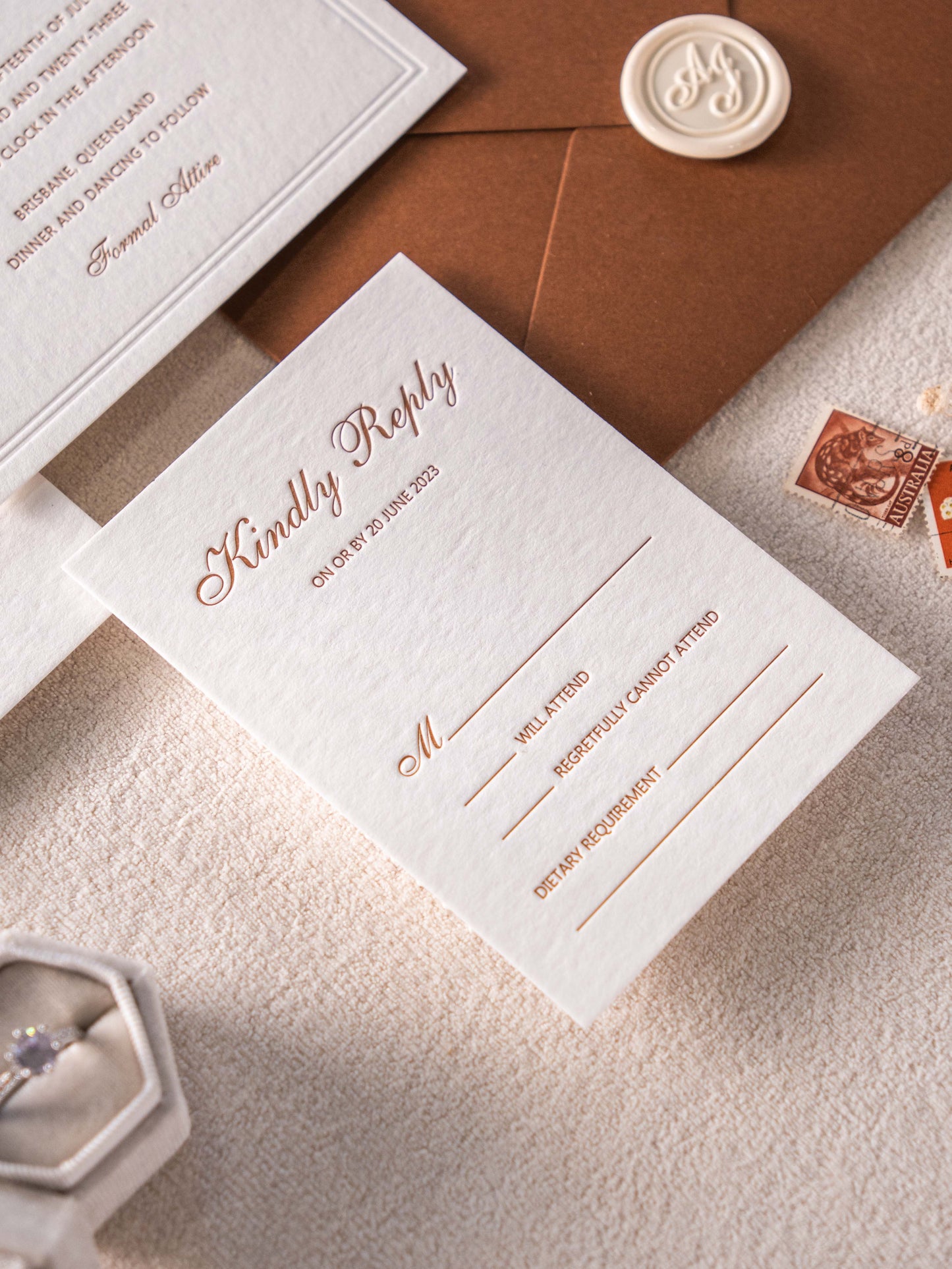 Hera’s Vow Classic Wedding Invitation