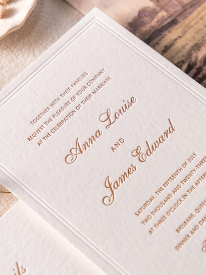 Hera’s Vow Classic Wedding Invitation