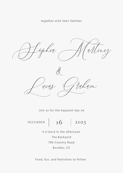 Rustic Wedding Invitation Suite