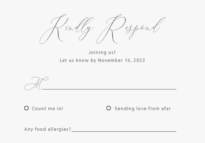 Rustic Wedding Invitation Suite