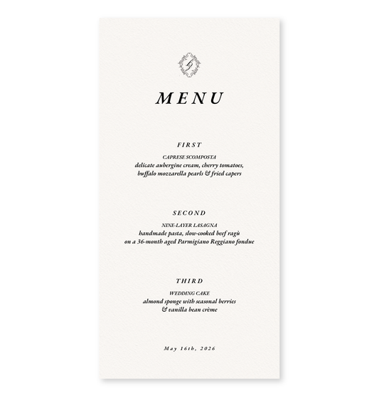 The Heirloom Menu