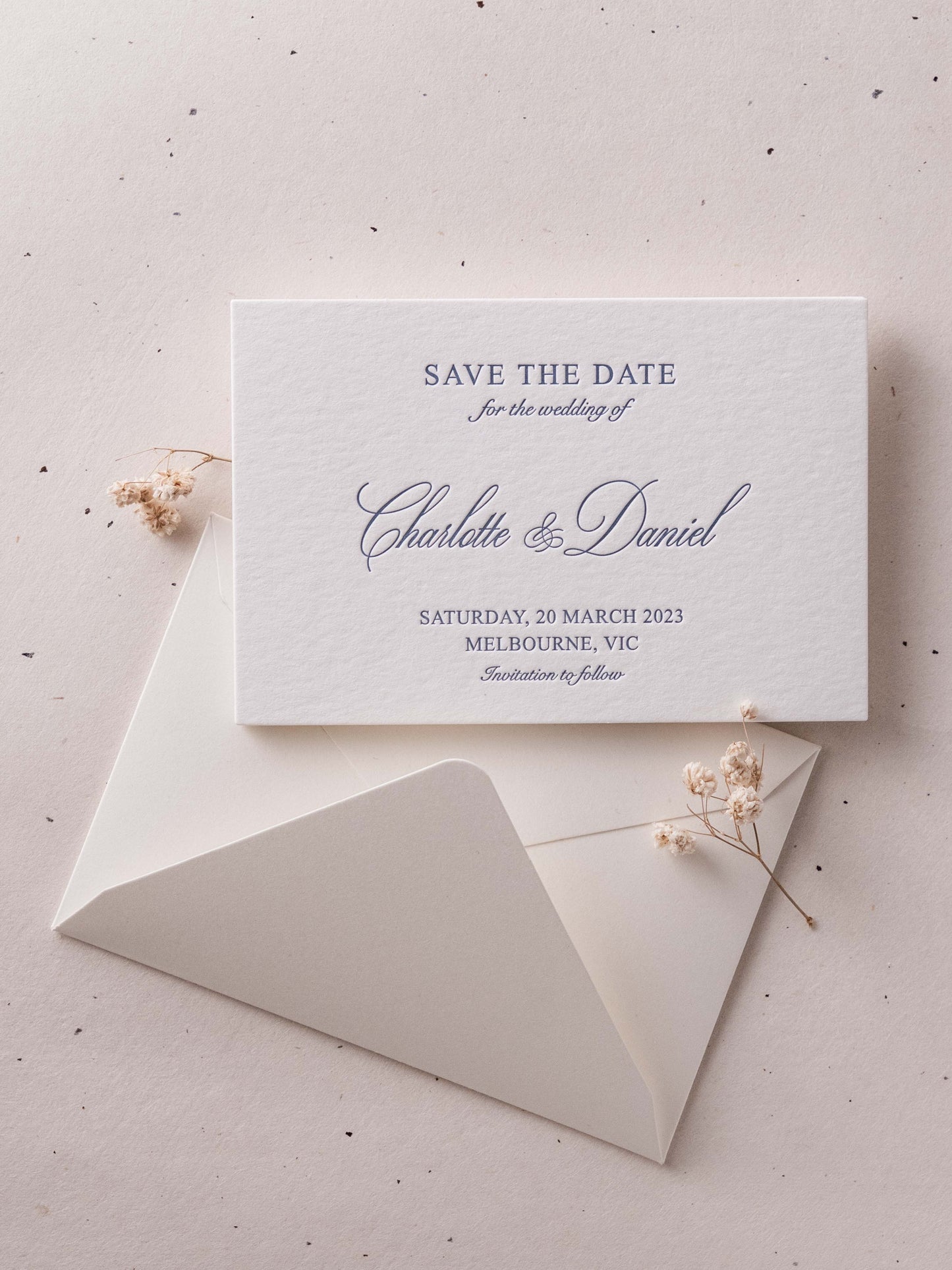Save the Date- Gentle Script