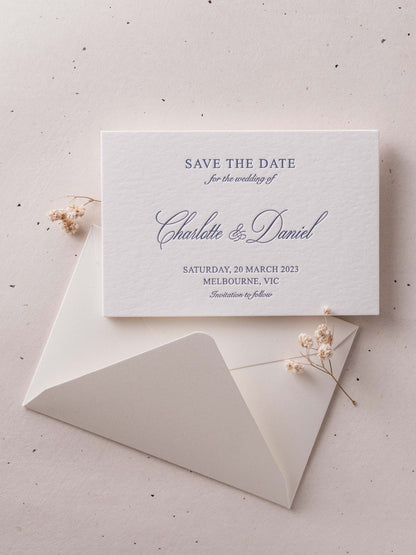 Save the Date- Gentle Script