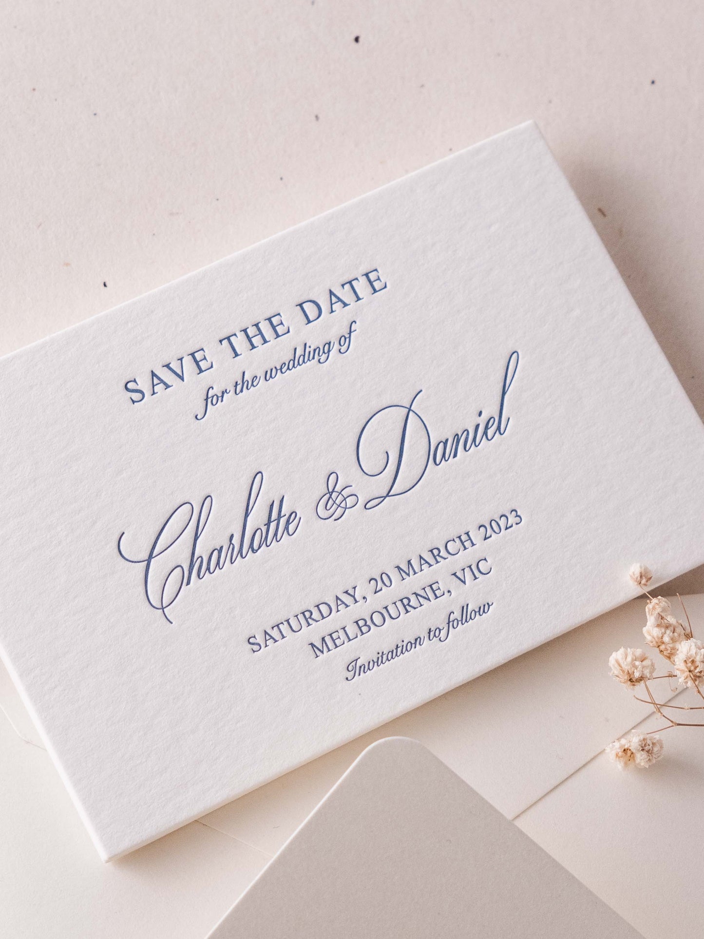 Save the Date- Gentle Script