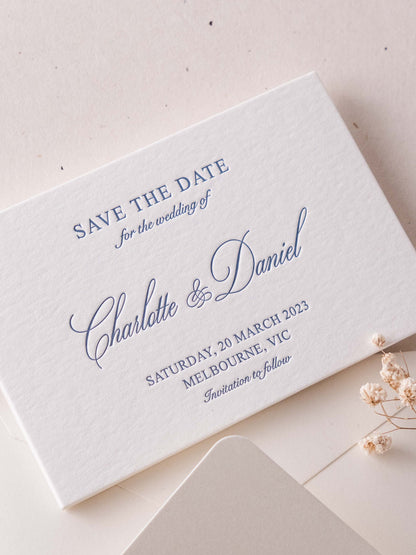 Save the Date- Gentle Script