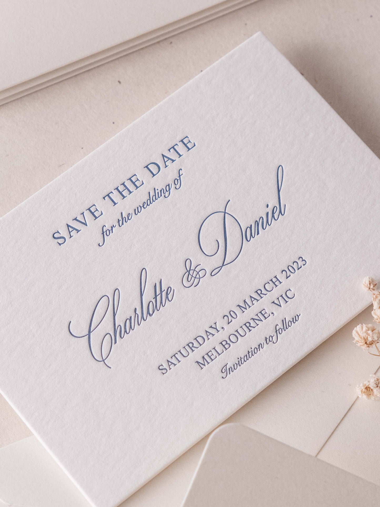 Save the Date- Gentle Script