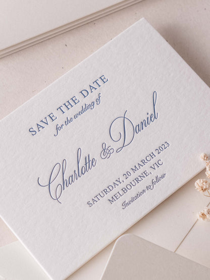Save the Date- Gentle Script