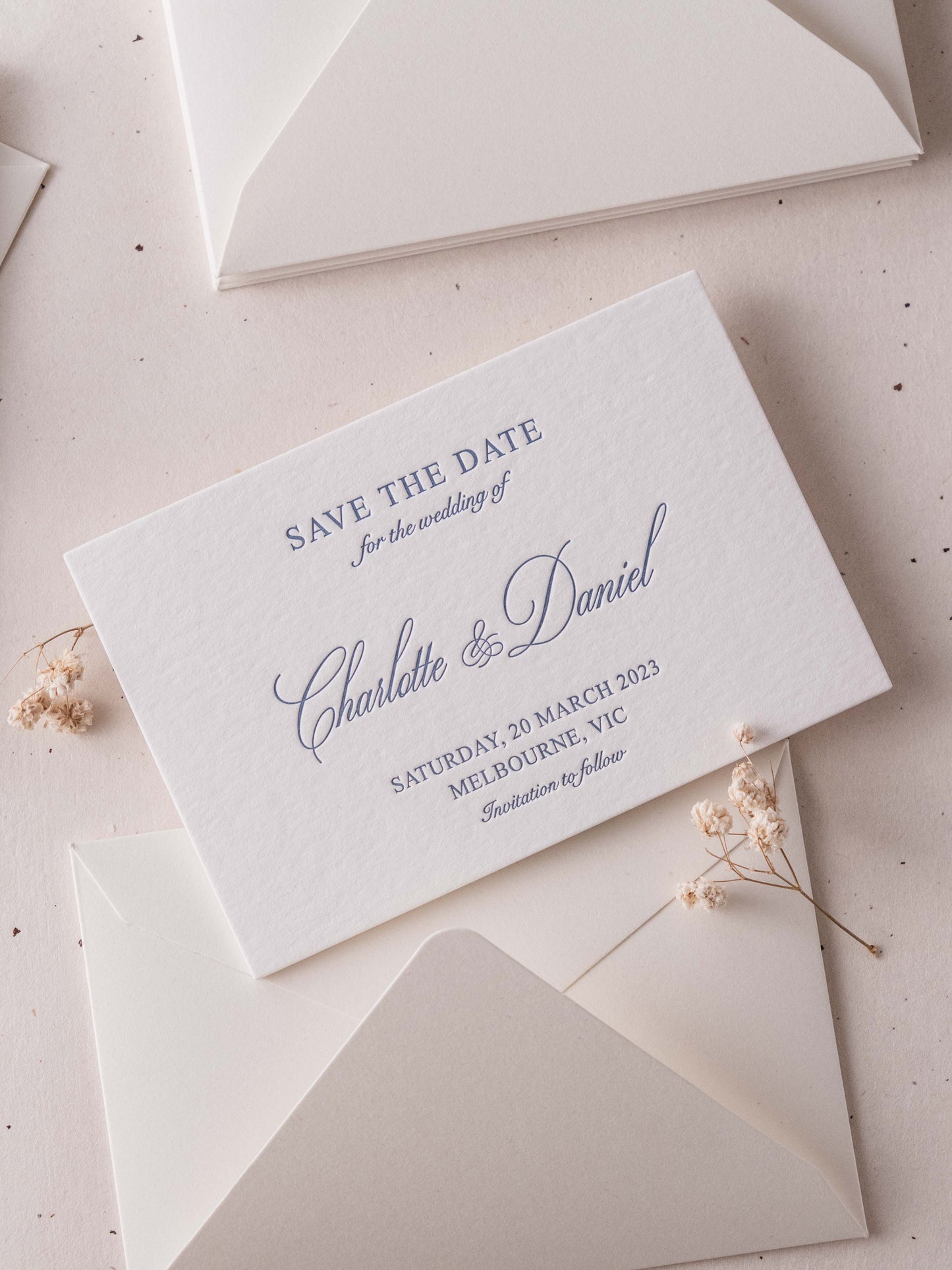 Save the Date- Gentle Script