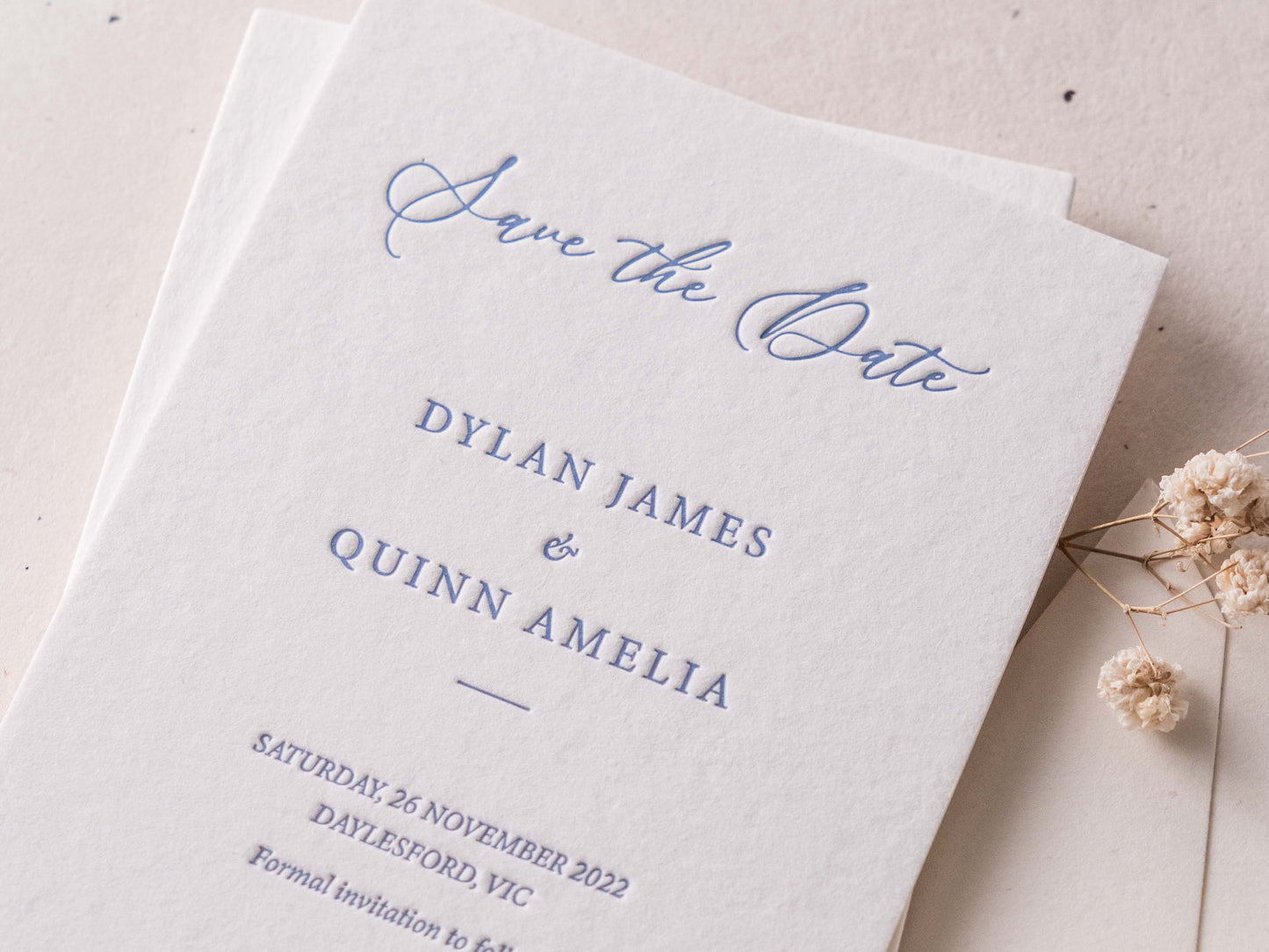 Save the Date- Soft Letter