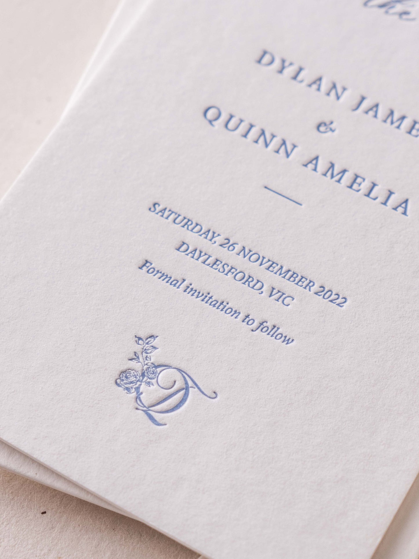 Save the Date- Soft Letter