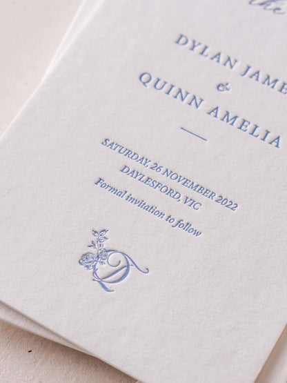 Save the Date- Soft Letter