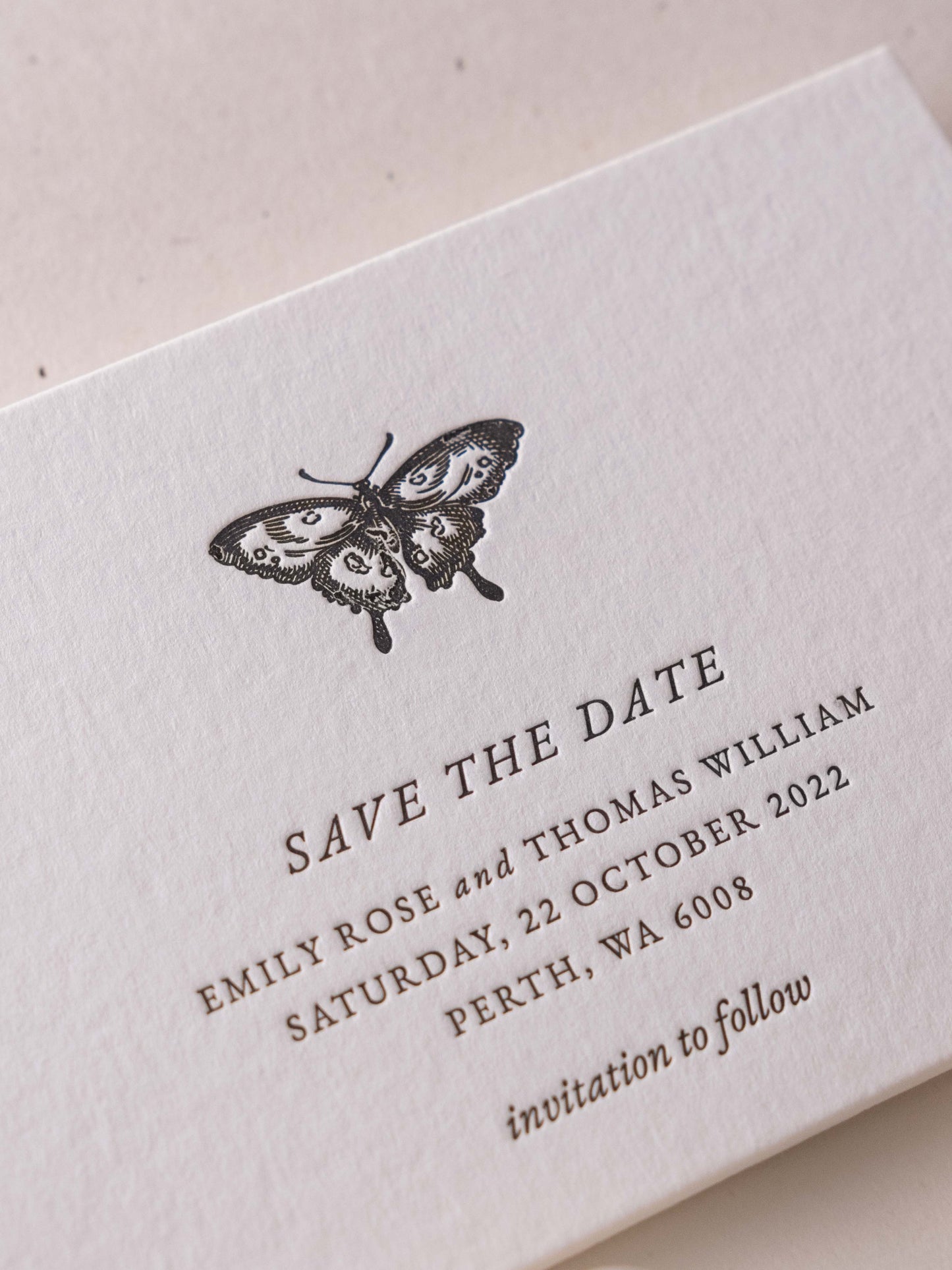Save the Date- Butterfly