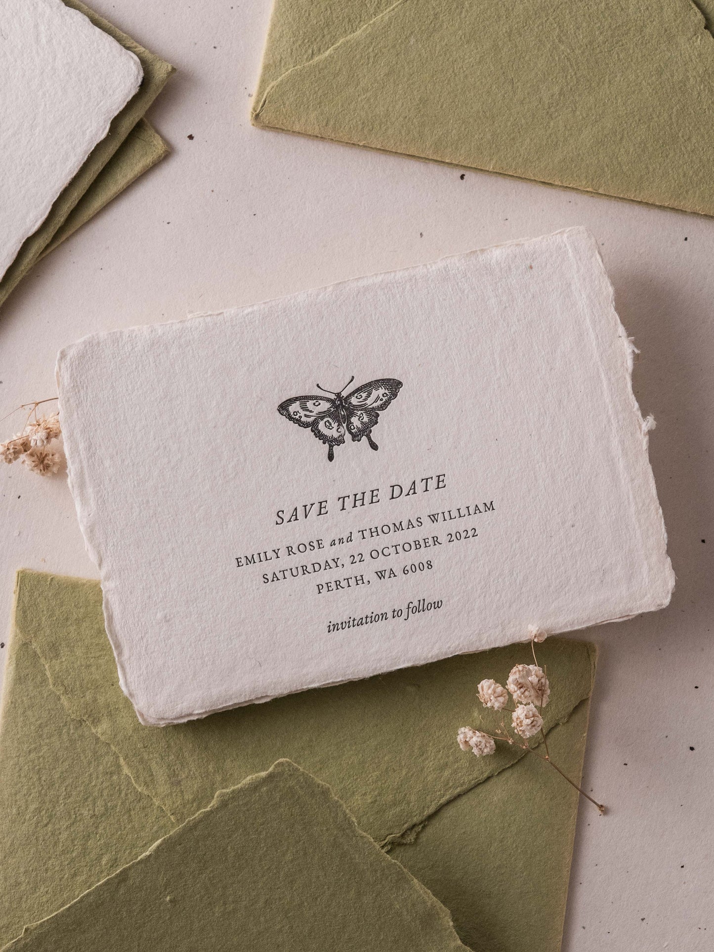 Save the Date- Butterfly