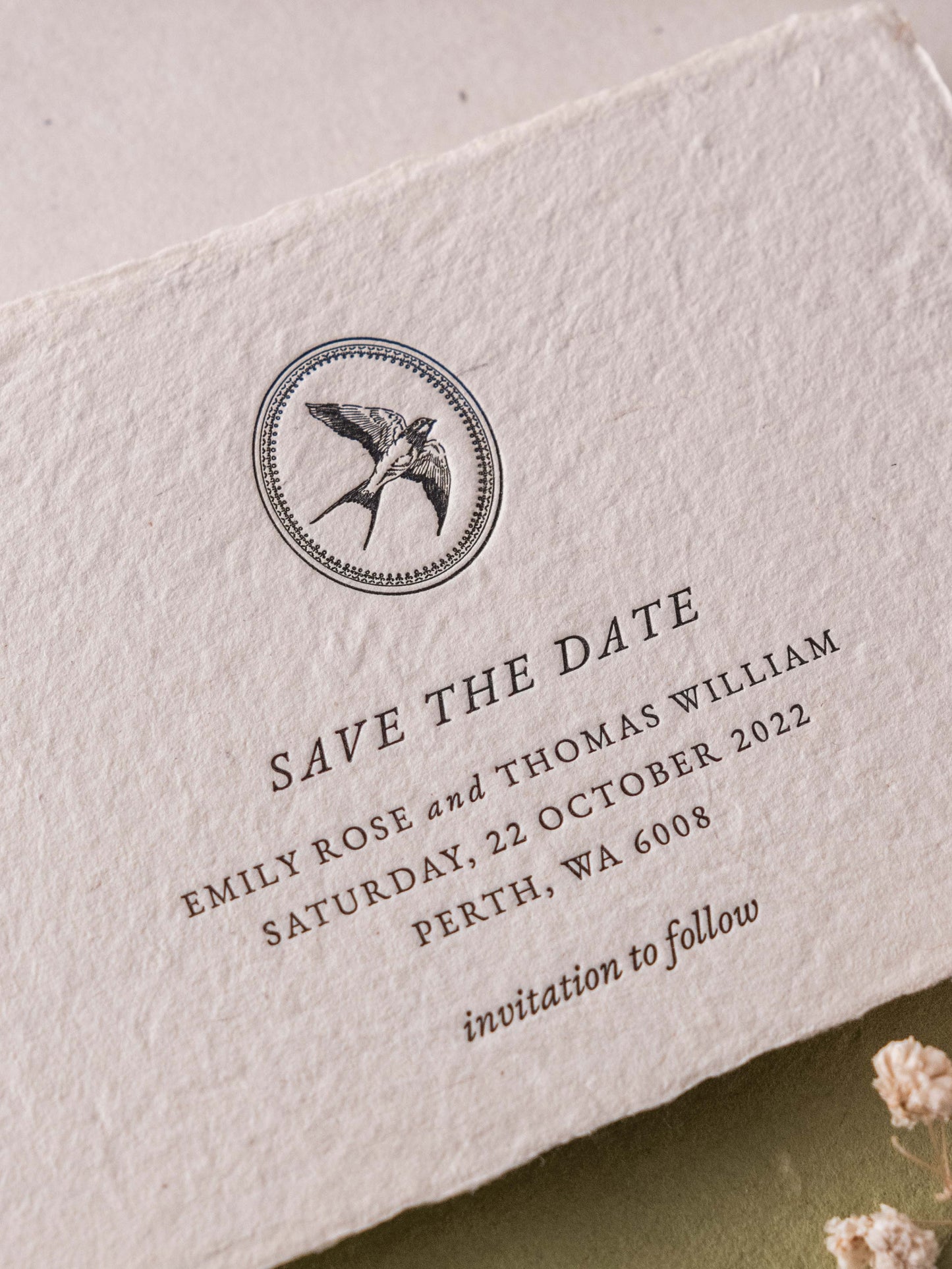 Save the Date- Swallow